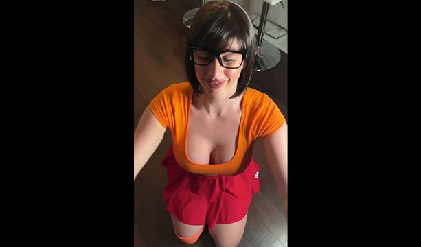 Ghostface Visits a brunette